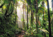3D Tropical Landscape Tree Leaves Wall Mural Wallpaper WJ 5156- Jess Art Decoration