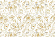 3D Hand Drawn Floral Plant Leaves Pattern Wall Mural Wallpaper LXL- Jess Art Decoration