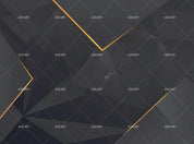 3D Golden Line Black Geometric Wall Mural Wallpaper LXL- Jess Art Decoration