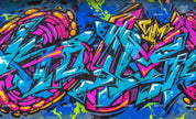 3D Graffiti Abstract Colour Wall Mural Wallpaper WJ 2032- Jess Art Decoration