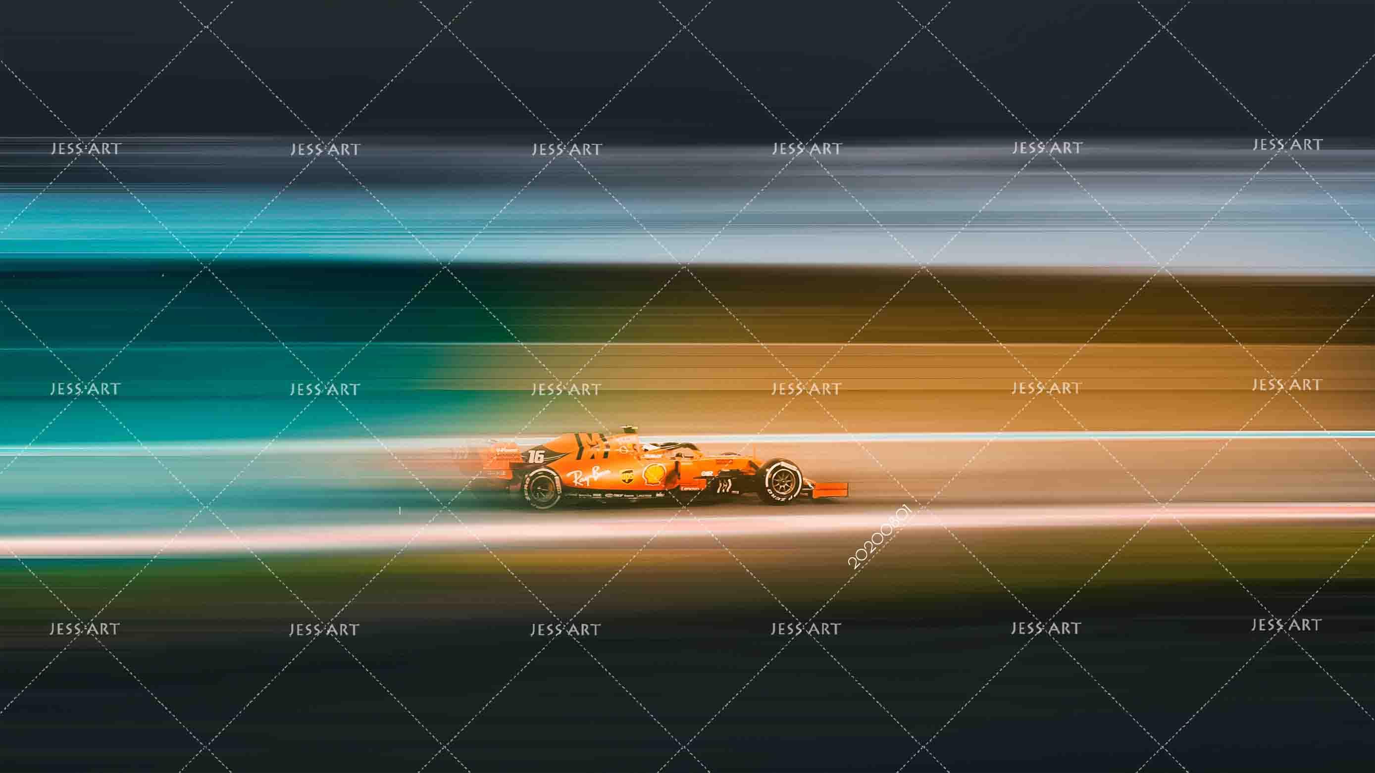 3D Racing Car Wall Mural Wallpaper SF 01- Jess Art Decoration