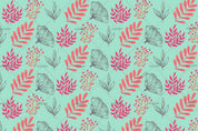 3D Green Floral Leaves Wall Mural Wallpaper SF 35- Jess Art Decoration