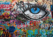 3D Graffiti Eye Wall Mural Wallpaper 244- Jess Art Decoration