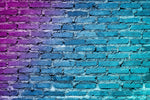 3D Blue Purple Brick Wall Mural Wallpaper 32- Jess Art Decoration