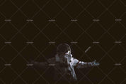 3D Dark Space Astronaut Wall Mural Wallpaper LXL- Jess Art Decoration