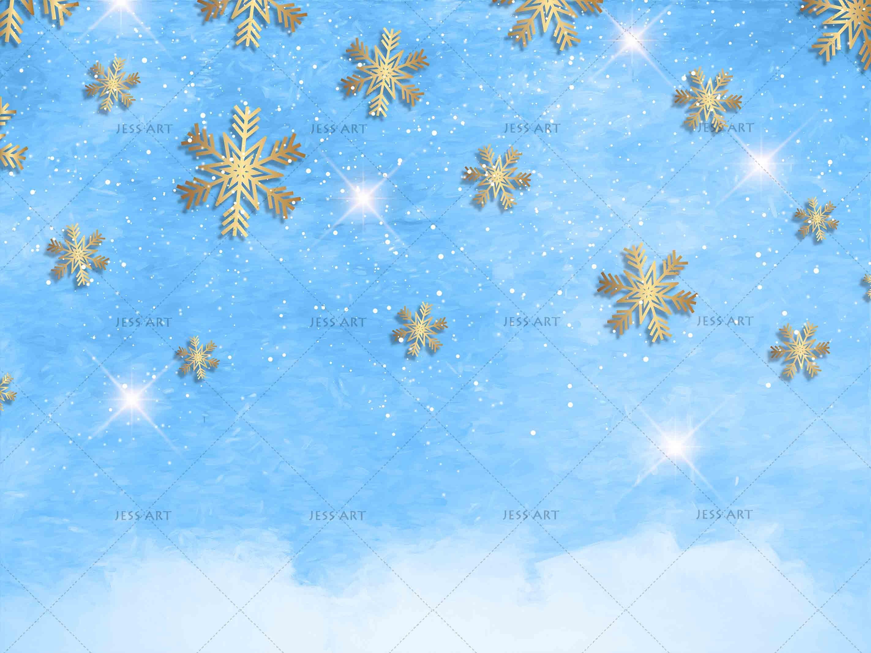 3D Blue Snowflake Wall Mural Wallpaper 28- Jess Art Decoration