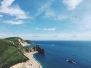 3D Blue Landscape Sea Coastal Wall Mural Wallpaper SF47- Jess Art Decoration