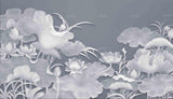 3D Lotus Leaves Wall Mural Wallpaper 98- Jess Art Decoration