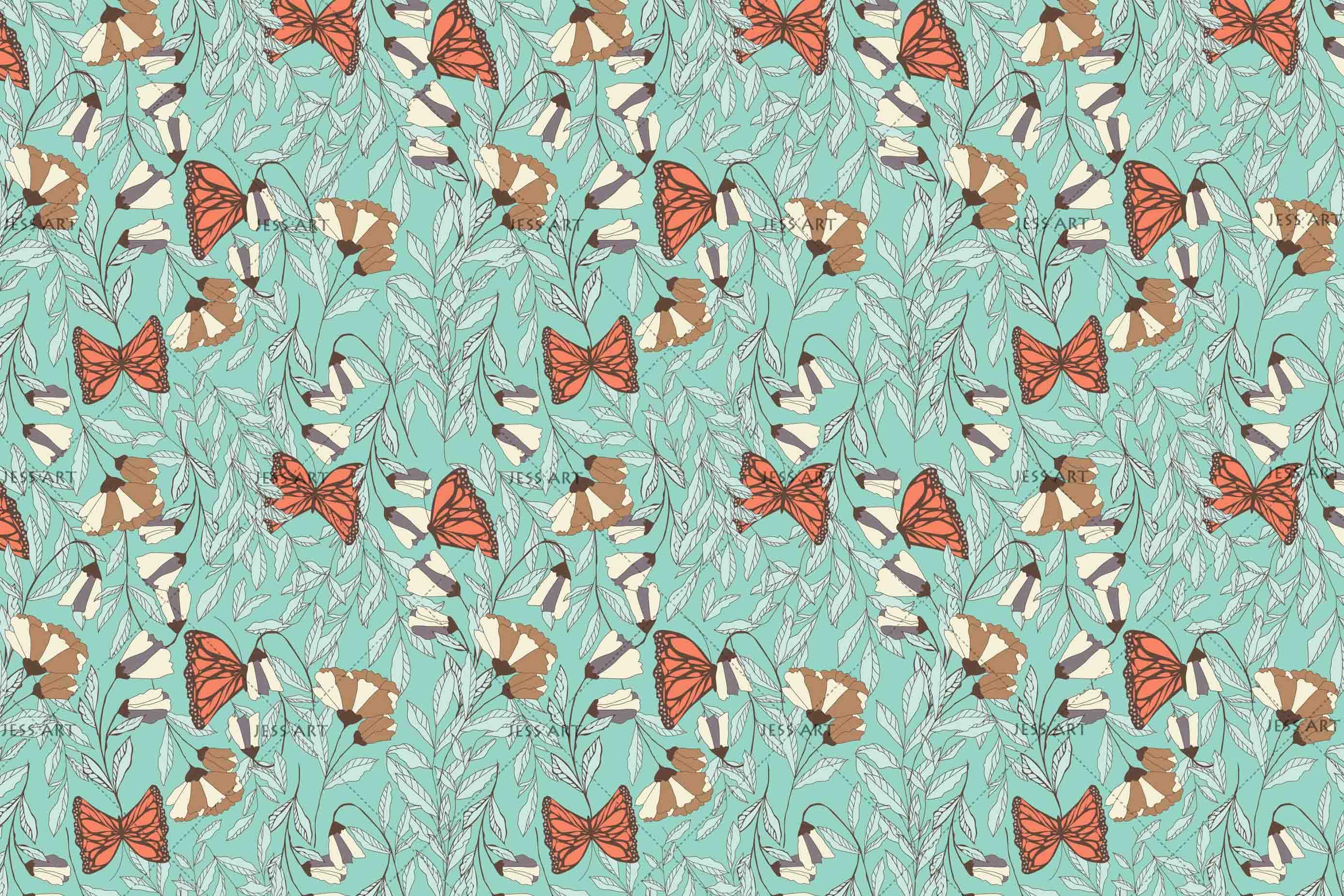 3D floral butterfly pattern wall mural wallpaper 35- Jess Art Decoration