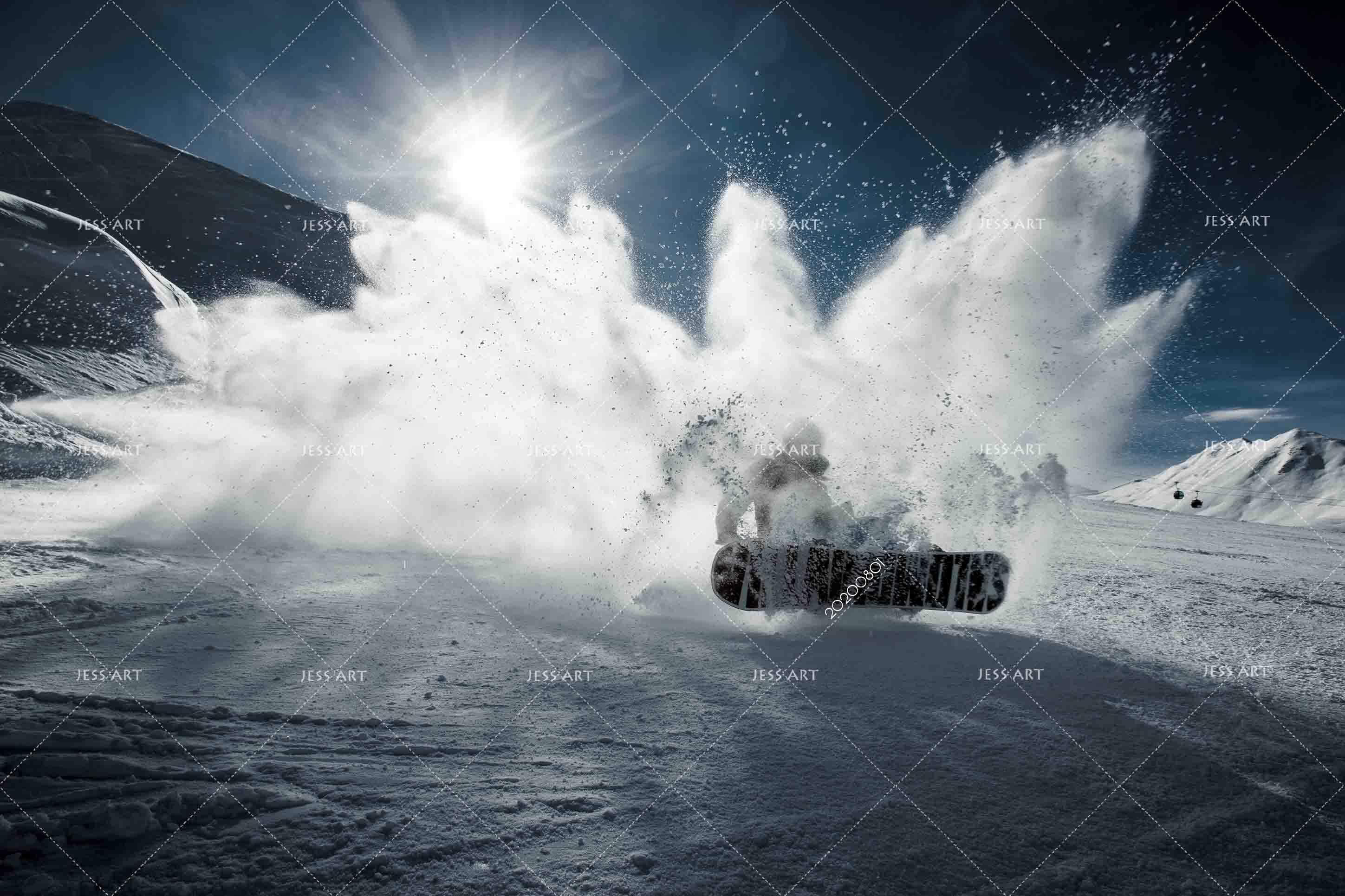 3D Skiing Scenery Wall Mural Wallpaper LXL 875- Jess Art Decoration