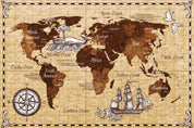 3D world map wall mural wallpaper 2- Jess Art Decoration
