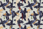 3D tropical birds seamless pattern wall mural wallpaper 91- Jess Art Decoration