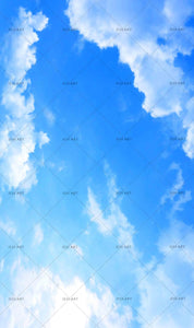 3D blue sky white cloud wall mural wallpaper 35- Jess Art Decoration