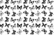 3D black white butterfly pattern wall mural wallpaper 69- Jess Art Decoration