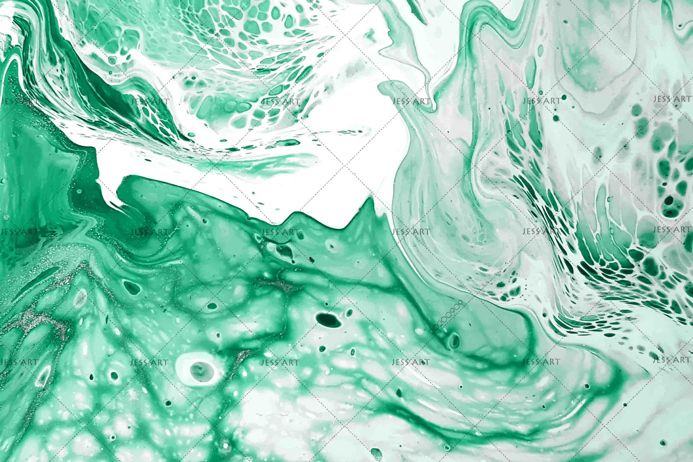 3D Abstract Light Green Painting Wall Mural Wallpaper LXL 7786- Jess Art Decoration