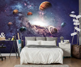 3D color starry sky wall mural wallpaper 13- Jess Art Decoration