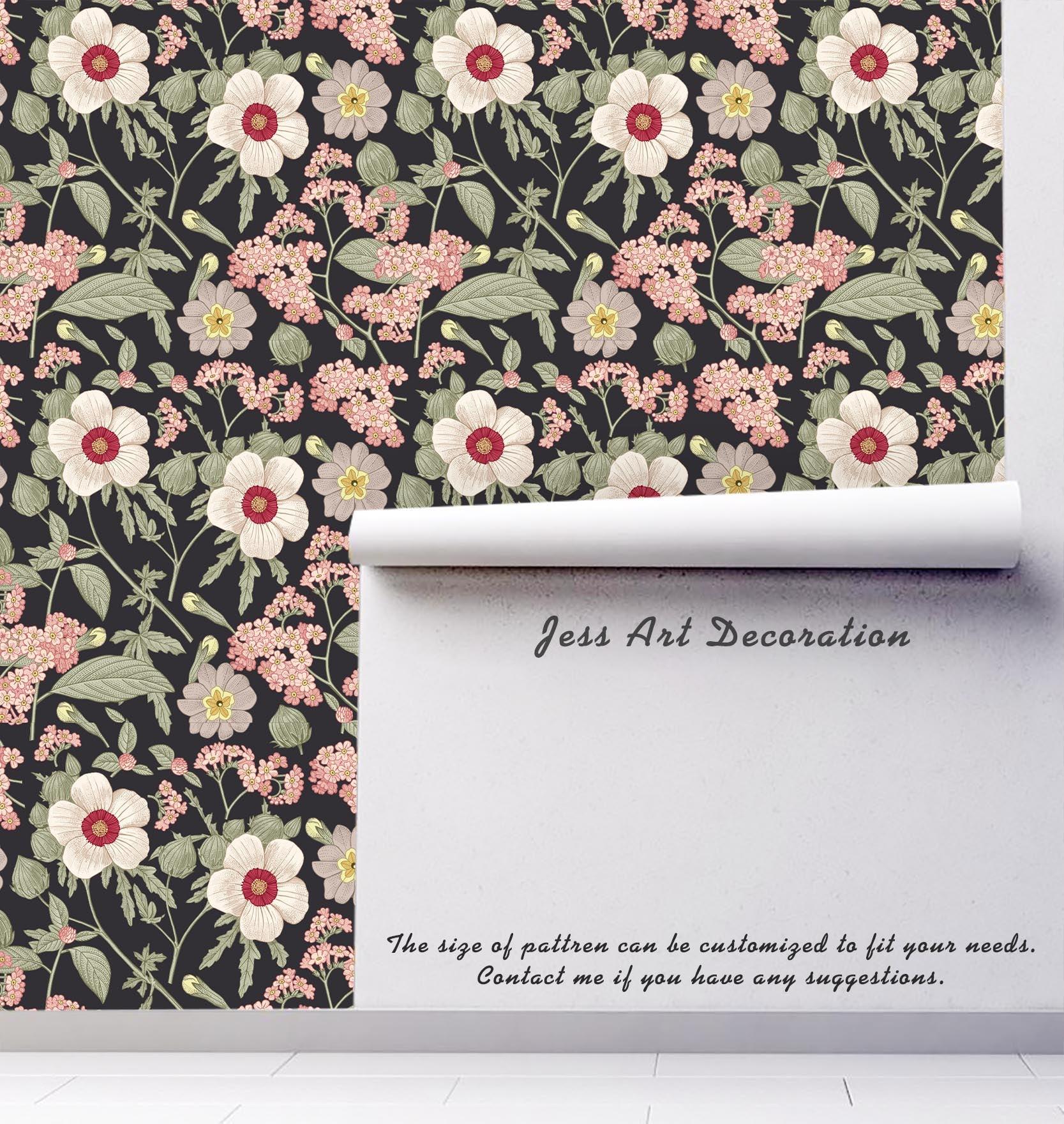 3D White Flowers Leaves Wall Mural Wallpaper 180- Jess Art Decoration