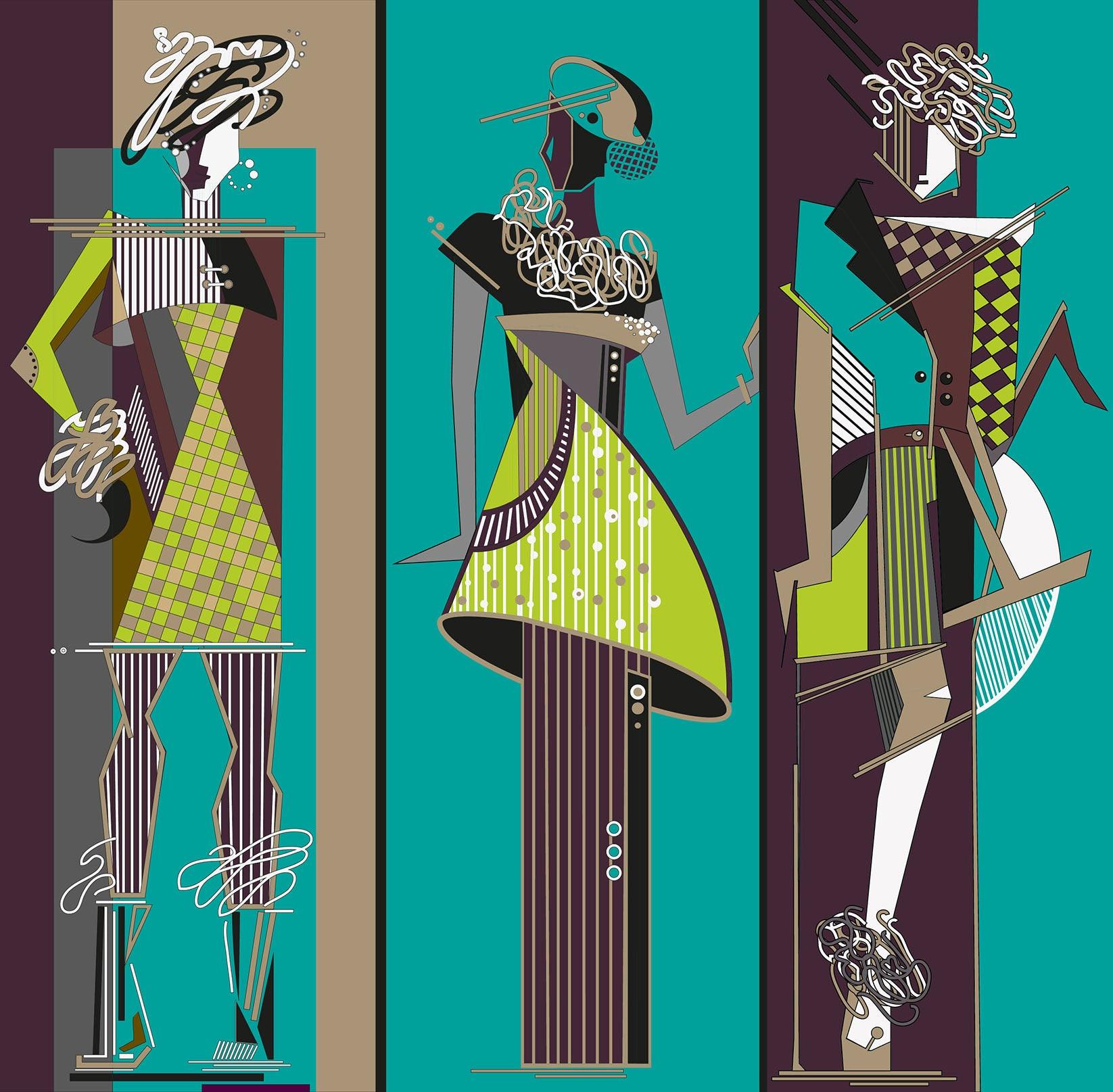 3D Green Beauty Woman Female Quilt Cover Set Bedding Set Pillowcases 17- Jess Art Decoration