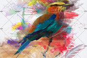 3D Colored Bird Wall Mural Wallpaper 135- Jess Art Decoration