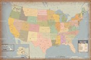 3D US Map Background Wall Mural Wallpaper 2- Jess Art Decoration