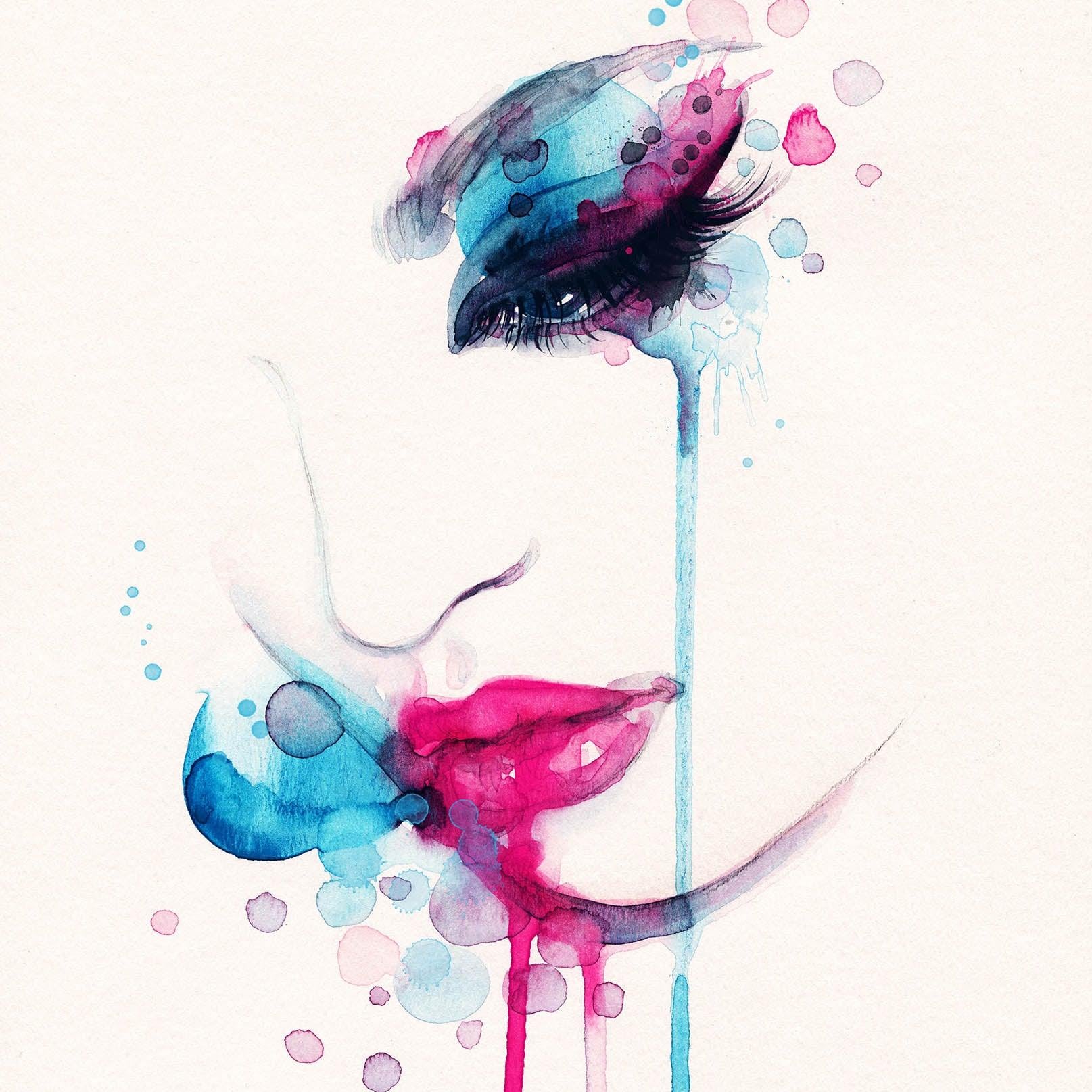 3D Beauty Woman Female Watercolor Quilt Cover Set Bedding Set Pillowcases 27- Jess Art Decoration