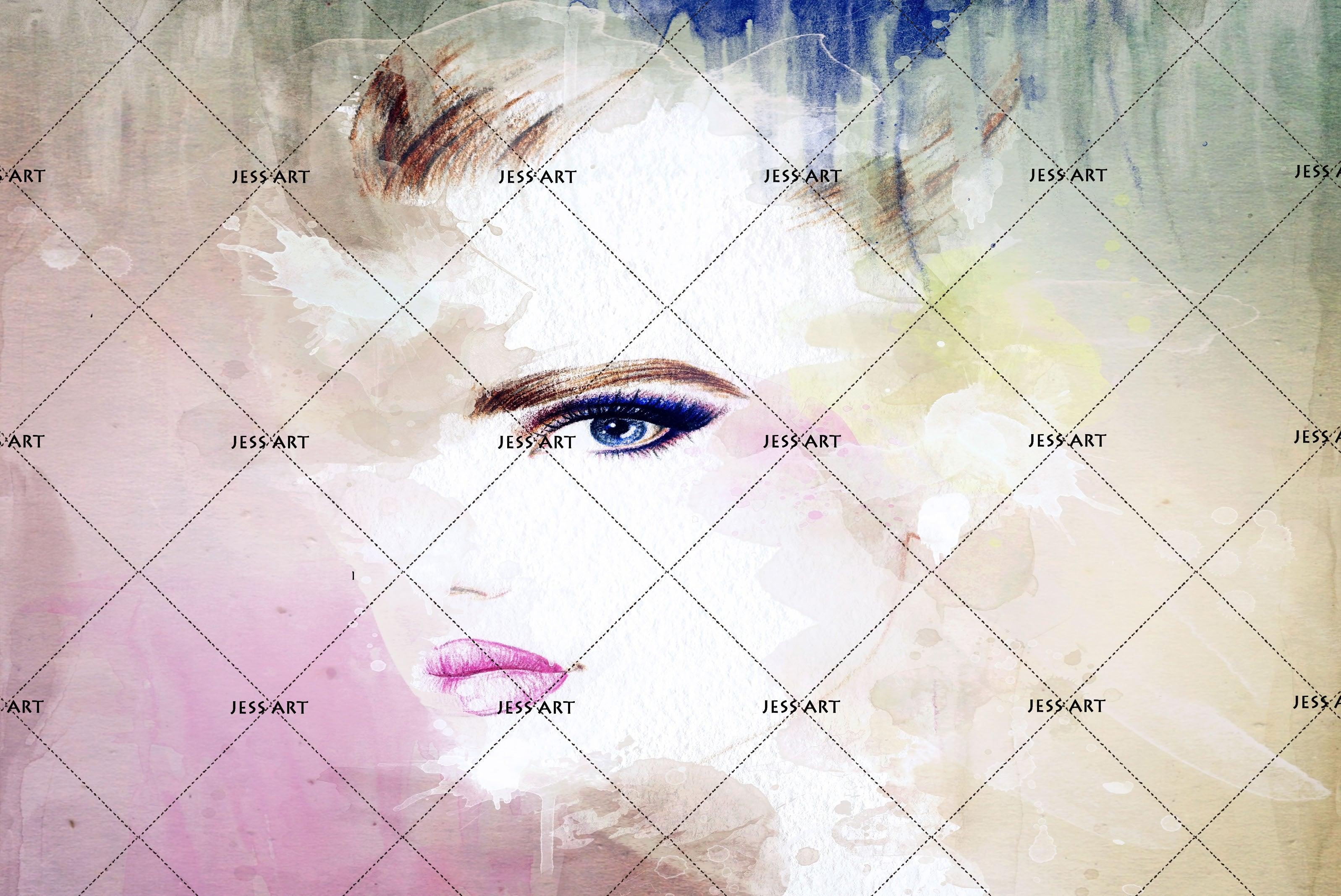 3D Woman Pattern Wall Mural Wallpaper 144- Jess Art Decoration