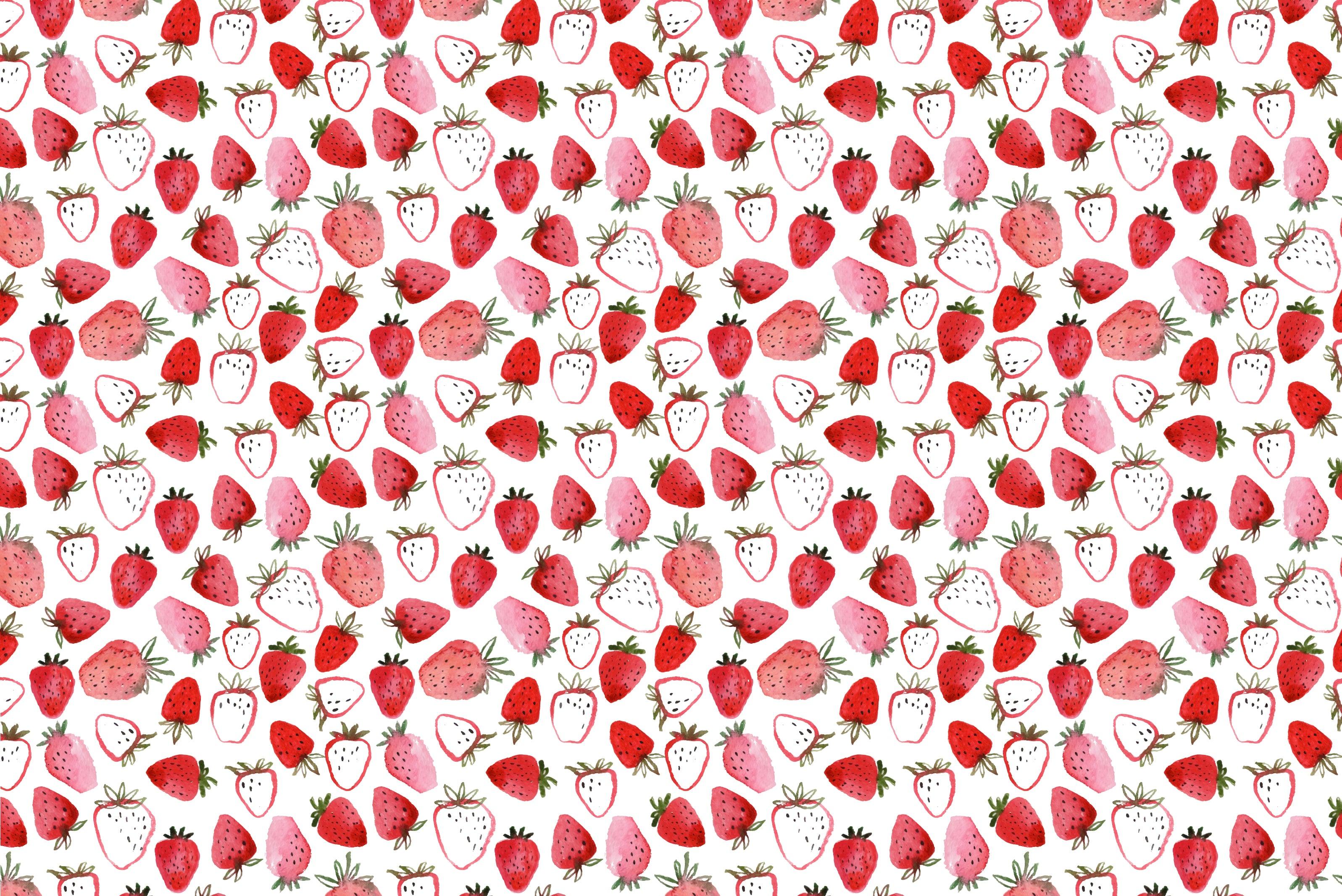 3D Red Strawberry Wall Mural Wallpaper 49- Jess Art Decoration