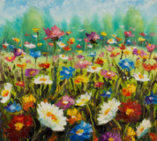 3D Oil Painting Flower Quilt Cover Set Bedding Set Pillowcases 35- Jess Art Decoration