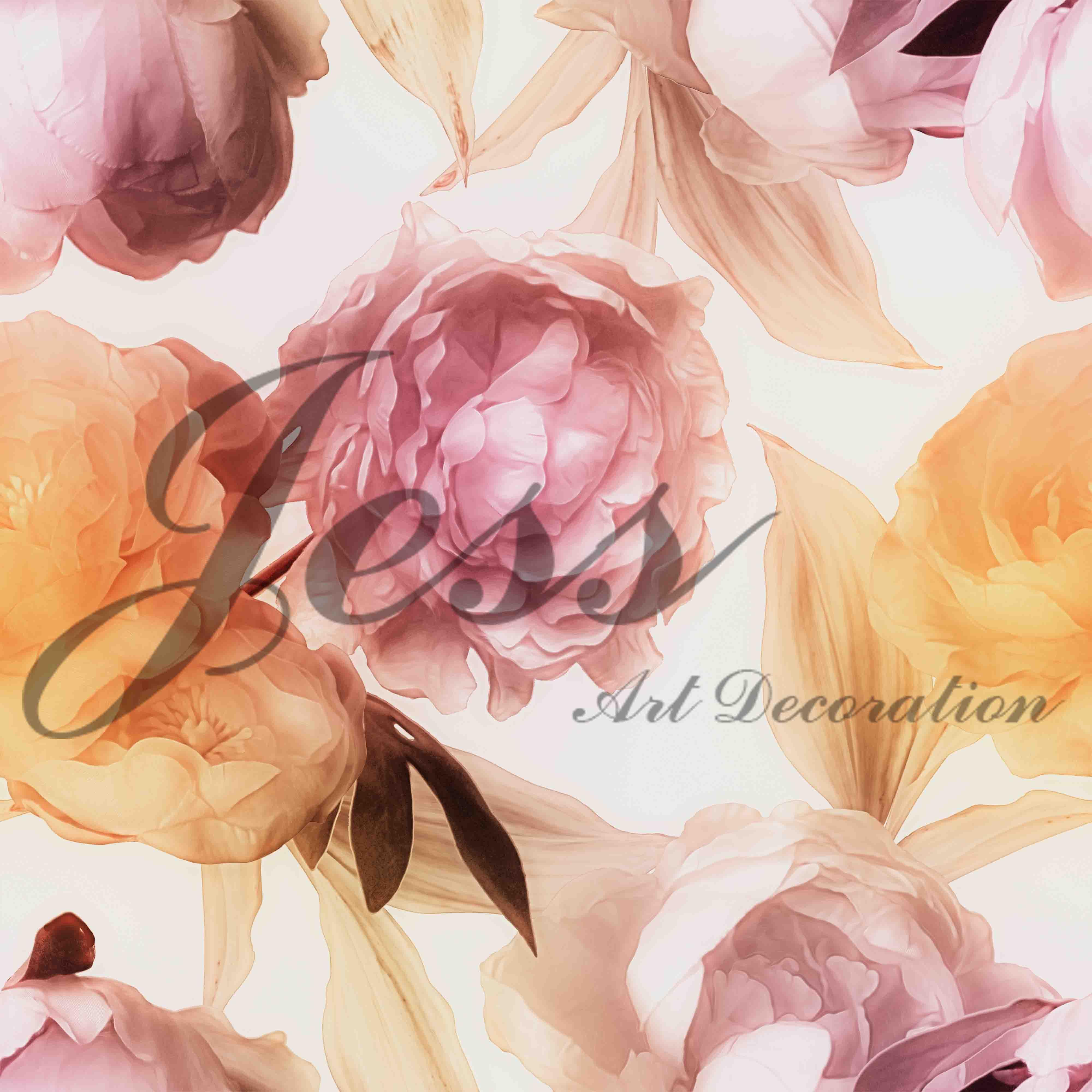 3D Pink Peony Flower Background Wall Mural Wallpaper   8- Jess Art Decoration