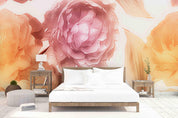 3D Pink Peony Flower Background Wall Mural Wallpaper   8- Jess Art Decoration
