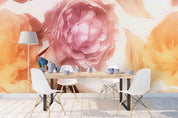 3D Pink Peony Flower Background Wall Mural Wallpaper   8- Jess Art Decoration