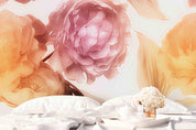 3D Pink Peony Flower Background Wall Mural Wallpaper   8- Jess Art Decoration