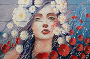 3D Portrait Colorful Flowers Wall Mural Wallpaper 25- Jess Art Decoration