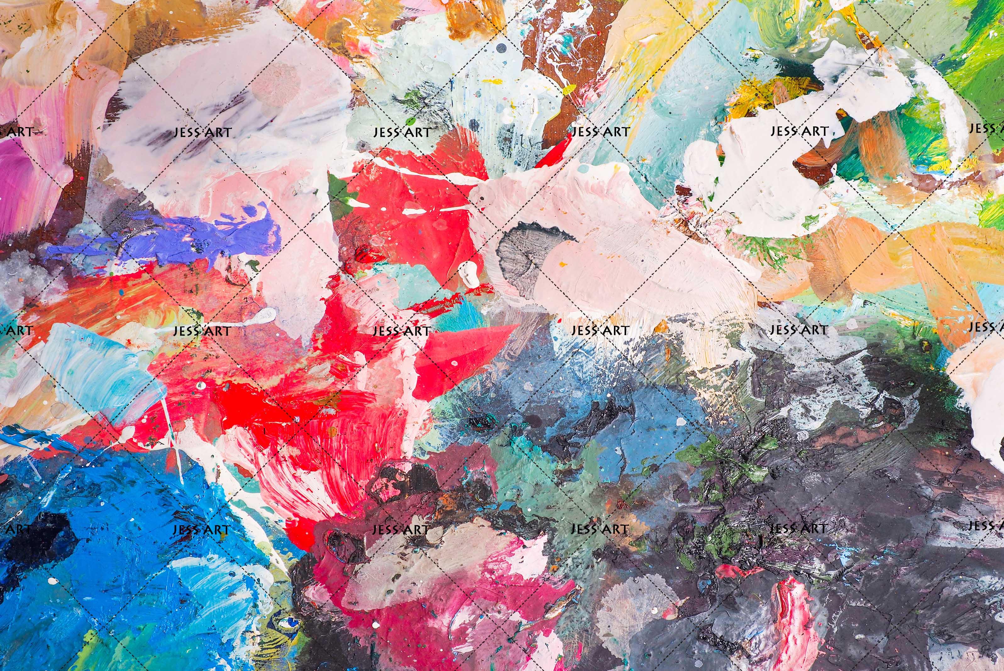 3D Colored Paint Graffiti Wall Mural Wallpaper 21- Jess Art Decoration