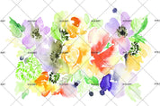 3D Watercolor Flowers Wall Mural Wallpaper 29- Jess Art Decoration
