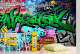 3D graffiti wall painting 043 wall murals- Jess Art Decoration
