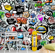 3D trumpet strawberry 122 wall murals- Jess Art Decoration