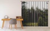 3D Green Forest Curtains and Drapes LQH A735- Jess Art Decoration