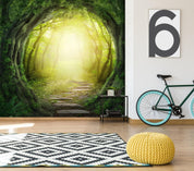 3D tree hole arch 125 wall murals- Jess Art Decoration