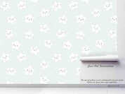 3D Cartoon Star Green Wall Mural Wallpaper LQH 7- Jess Art Decoration