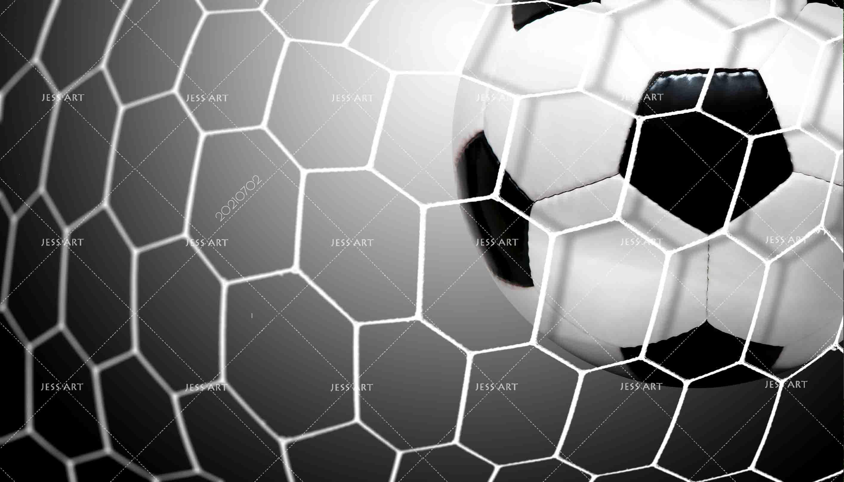 3D Football Net Wall Mural Wallpaper LQH 261- Jess Art Decoration