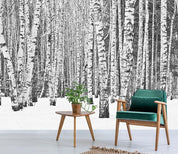 3D birch forest wall mural wallpaper 39- Jess Art Decoration