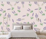 3D flowers plants pink background wall mural wallpaper 42- Jess Art Decoration