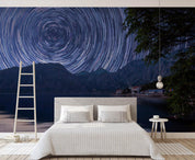 3D starry night wall mural  Wallpaper 7- Jess Art Decoration
