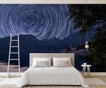 3D starry night wall mural  Wallpaper 7- Jess Art Decoration