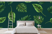 3D tropical plants wall mural  Wallpaper 50- Jess Art Decoration