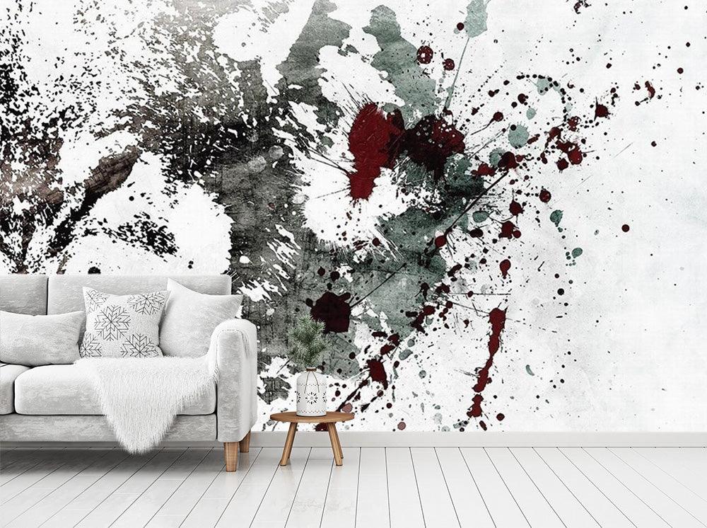 3D black white abstract painting wall mural wallpaper 31- Jess Art Decoration