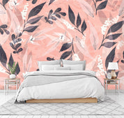3D colorful leaf pattern wall mural wallpaper 45- Jess Art Decoration