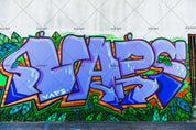3D Blue Graffiti Wall Mural Wallpaper 39- Jess Art Decoration
