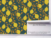 3D Hand Sketching Vintage Lemon Wall Mural Wallpaper LXL 1096- Jess Art Decoration